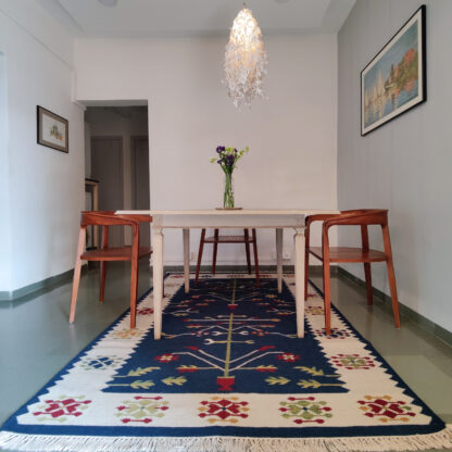 Royal Blue Bagicha Rug 5x8’ - Image 2